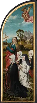 St Margaret with Donors, c1500-c1504. Creator: Master of Frankfurt