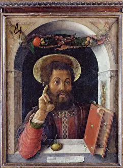 Devotion Prints: St Mark the Evangelist, c1448-1451. Creator: Andrea Mantegna