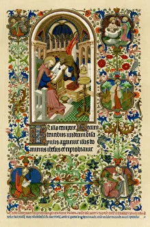 Warner Prints: St Mark writing his gospel, 1414-1423