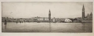 1860 1938 Prints: St. Marks Basin, Venice, 1910. Creator: Mortimer Menpes (British, 1860-1938)