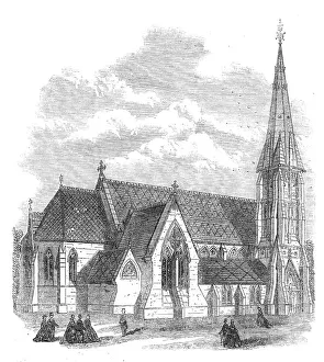 Tile Prints: St. Mark's Church, Broadwater Down, Tunbridge Wells, 1868. Creator: Unknown