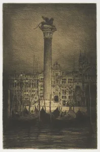 St. Marks Piazza, 1910. Creator: Mortimer Menpes (British, 1860-1938)