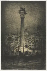 St. Marks Piazza, 1910. Creator: Mortimer Menpes (British, 1860-1938)