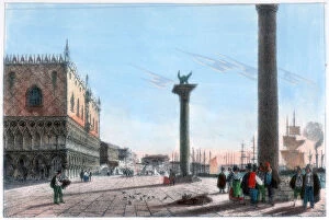 Images Dated 7th January 2009: St Marks Square, Venice, Italy, 19th century.Artist: Kirchmayr
