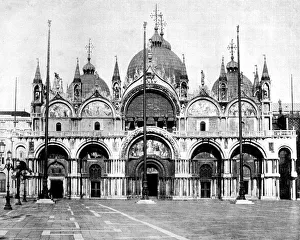 John L John Lawson Prints: St Marks, Venice, Italy, 1893. Artist: John L Stoddard