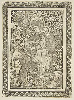 Floral Pattern Collection: St. Martin, 15th century. 15th century. Creator: Anon