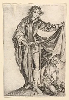 Martin Prints: St. Martin, ca. 1435-1491. Creator: Martin Schongauer