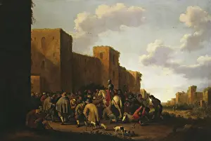Walls Prints: St Martin at the Gates of Amiens (The Merciful Knight)