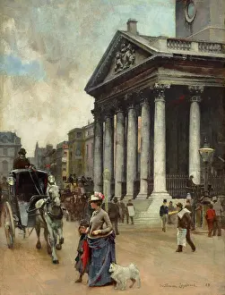 St Martin-in-the-Fields, 1888. Creator: Logsdail, William (1859-1944)