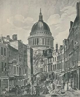 Londoners Then And Now Collection: In St. Martin s-Le-Grand, 1800, (1920). Artist: James Baily