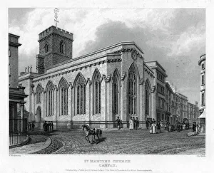 Le Keux Prints: St Martins Church, Carfax, Oxford, 1835. Artist: John Le Keux