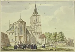 Eleventh Century Prints: St. Martin's Church in Emmerich from the east