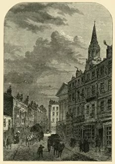 Street Scene Collection: St. Martins Lane, 1820, (1881). Creator: Unknown