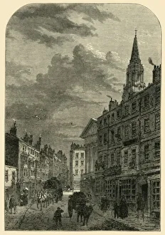 Street Scene Collection: St. Martins Lane, 1820, (1881). Creator: Unknown