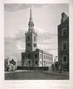 Roffe Prints: St Mary, Islington, London, 1793. Artist: John Roffe