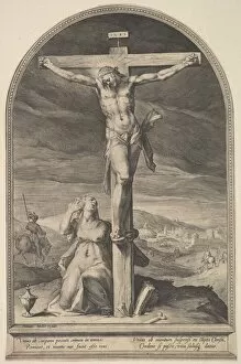 Weeping Gallery: St. Mary Magdelen at the Foot of the Cross, ca. 1612. Creator: Jan Muller