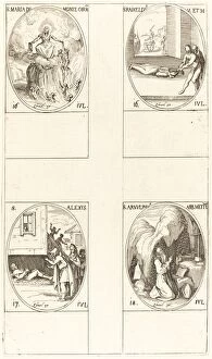 Abbot Collection: St. Mary of Mont Carmel; St. Raineldis; St. Alexis; St. Arnold of Metz