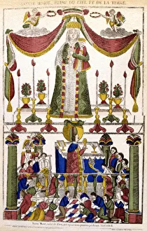 Communion Wafer Prints: St Mary, Queen of Heaven and the Earth, 19th century