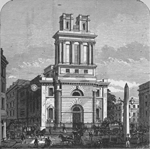 Ward Downey Prints: St. Mary Woolnoth, 1890