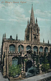 Perpendicular Prints: St Marys Church, Oxford c1905