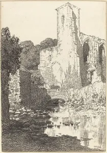 Frederick Landseer Maur Grigg Prints: St. Mary's College, St. David's, 1902. Creator: Frederick Landseer Maur Griggs