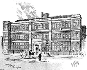 Carl Hentschel Ltd Prints: St. Mary's Hospital, Paddington