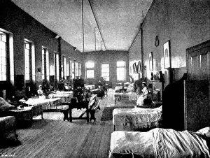 Georg Meisenbach Prints: St. Mary's Hospital, Paddington: in a ward