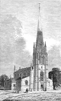 Lambeth Gallery: St. Marys New Church, Herne Hill, 1844. Creator: Unknown