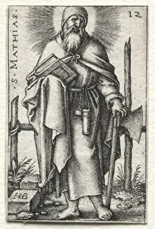 1500 1550 Prints: St. Matthew, 1545-1546. Creator: Hans Sebald Beham (German, 1500-1550)