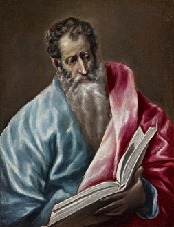 St Matthew Prints: St Matthew, about 1610-1614. Creator: El Greco