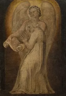 Tempera On Canvas Collection: St. Matthew, 1799. Creator: William Blake (British, 1757-1827)