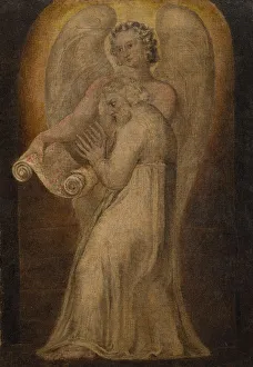 Tempera On Canvas Prints: St. Matthew, 1799. Creator: William Blake (British, 1757-1827)