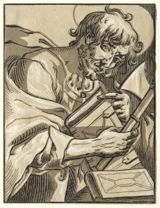 Ludolph Büsinck Prints: St. Matthias, 1623-30. Creator: Ludolph Büsinck (German, 1590-1669)