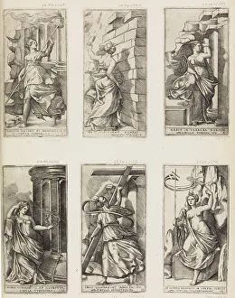 St. Matthias (?), from Christ and the Twelve Apostles, 1500-1550. Creator: Master F. P