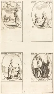 St. Mercury; St. Peter of Alexandria; St. Conrad; Sts. Barlaam and Josaphat St. Mercury; St. Peter of Alexandria; St. Conrad; Sts. Barlaam and Josaphat