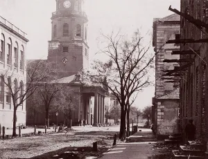 St. Michaels Church, Charleston, S. C. ca. 1864. Creator: George N. Barnard