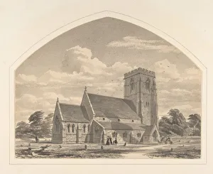 Sir Horace Prints: St. Michaels Church, Cherry Burton: North East View, 1845-50. Creator: Horace Jones
