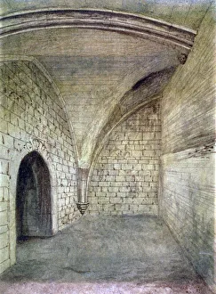 St Michaels Crypt, Aldgate, London, 1876. Artist: John Phillipps Emslie