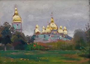 Majestic Prints: St Michael's Monastery in Kyiv, 1903