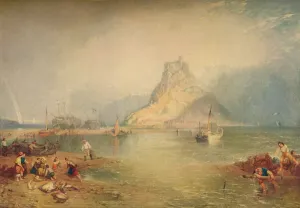 Cecil Reginald Gallery: St. Michaels Mount, c1830s, (1920). Creator: James Baker Pyne