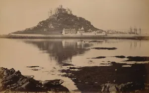 Tidal Prints: St. Michaels Mount, Cornwall, 1929. Creator: Unknown