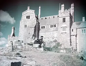 Cornwall Prints: St Michael's Mount, Cornwall, c1955
