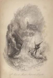 Rough Seas Prints: St. Michael's Mount, Shipwreck of Lycidas