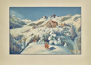 Skier Prints: St. Moritz. Creator: Arlen; Philipp (1876-1944)