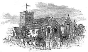 St Nicholas Church Prints: St. Nicholas Church, Brighton, 1872. Creator: Unknown