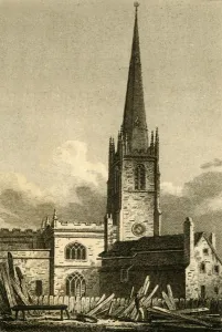 St. Nicholas Church, Liverpool, 1812. Creator: James Sargant Storer St. Nicholas Church, Liverpool, 1812. Creator: James Sargant Storer