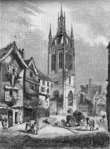 Jackson Prints: St. Nicholas Church, Newcastle-upon-Tyne, 1845. Artist: John Jackson