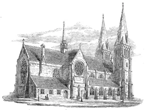 St Ninian's Cathedral, Perth, 1854. Creator: Unknown