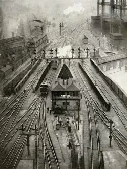 Train Track Collection: St. Pancras. A terminus of the London, Midland and Scottish Railway, 1935. Creator: Unknown