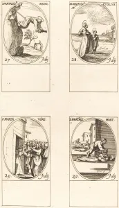 St. Pantaleon; Sts. Nazarius and Celsus; St. Martha; St. Beatrice